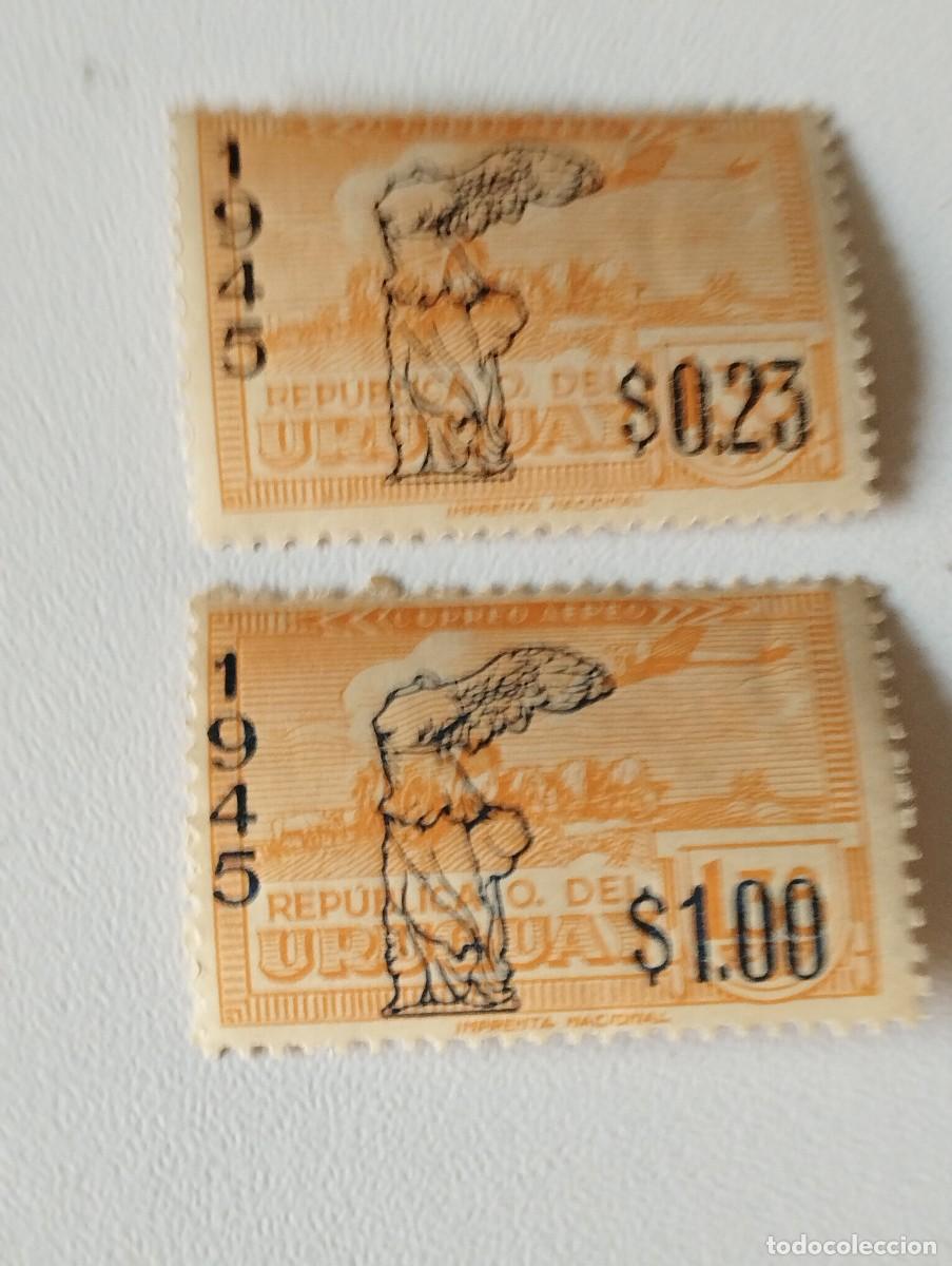 Sellos: SELLOS URUGUAY AEREO 1945 - Foto 1