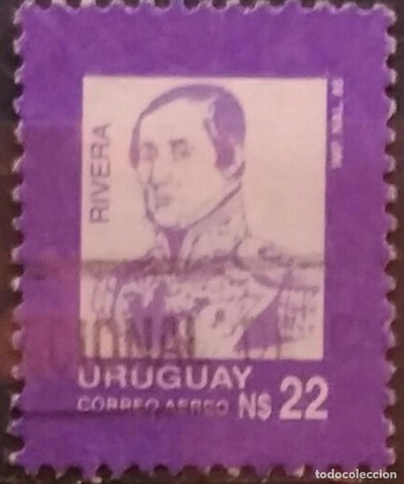 Sellos: URUGUAY 1986 General Rivera. USADO. - Foto 1