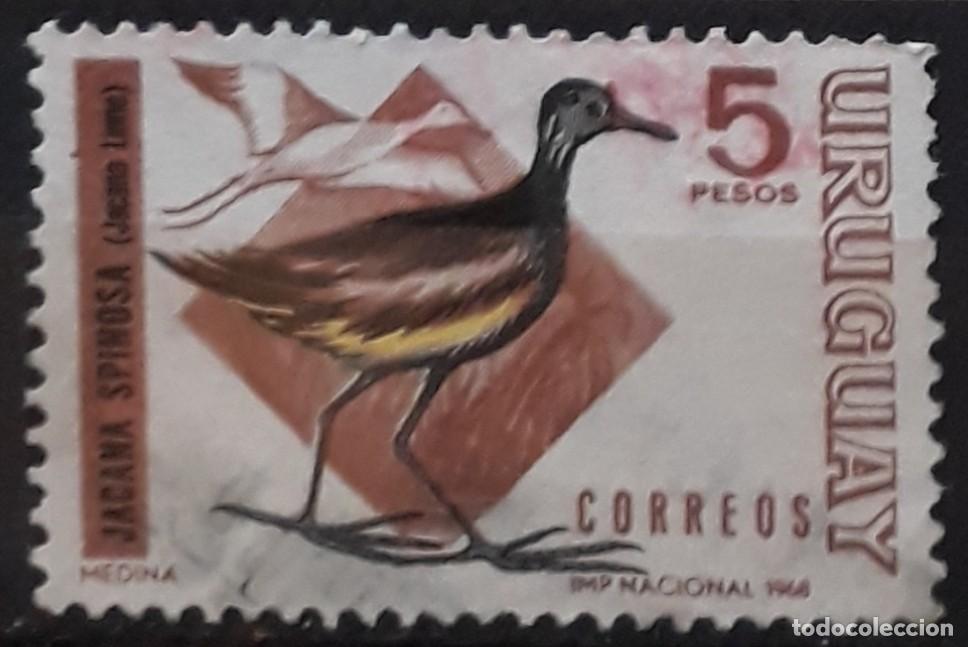 Sellos: URUGUAY 1968 P&aacute;jaros. USADO. - Foto 1