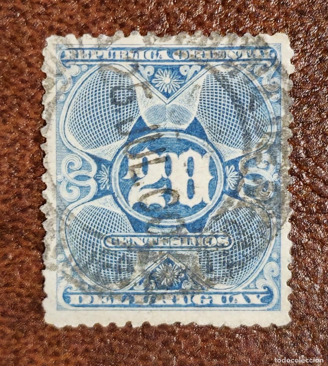 Sellos: SELLO USADO URUGUAY 1900 - Foto 1