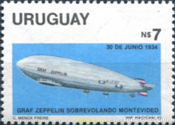 Sellos: 297157 MNH URUGUAY 1983 DIRIGIBLE - Foto 1