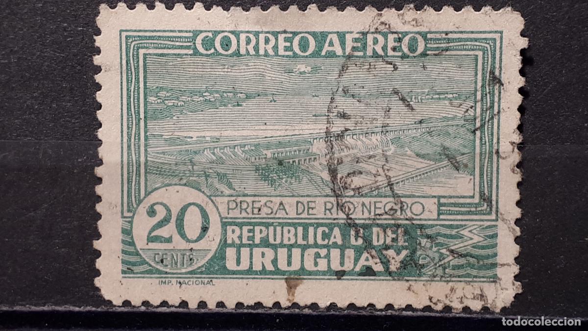 Sellos: URUGUAY. A&Ntilde;O 1937. &deg;. YVERT A&eacute;reo 82 - Foto 1