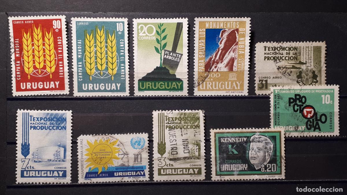 Sellos: URUGUAY. &deg;. Sellos a catalogar - Foto 1