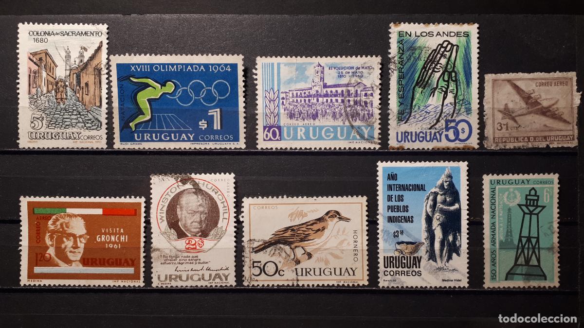 Sellos: URUGUAY.&deg;. Sellos a catalogar - Foto 1