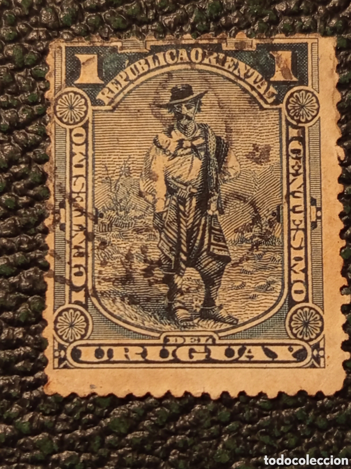 Sellos: URUGUAY. 1897. GAUCHO - Foto 1