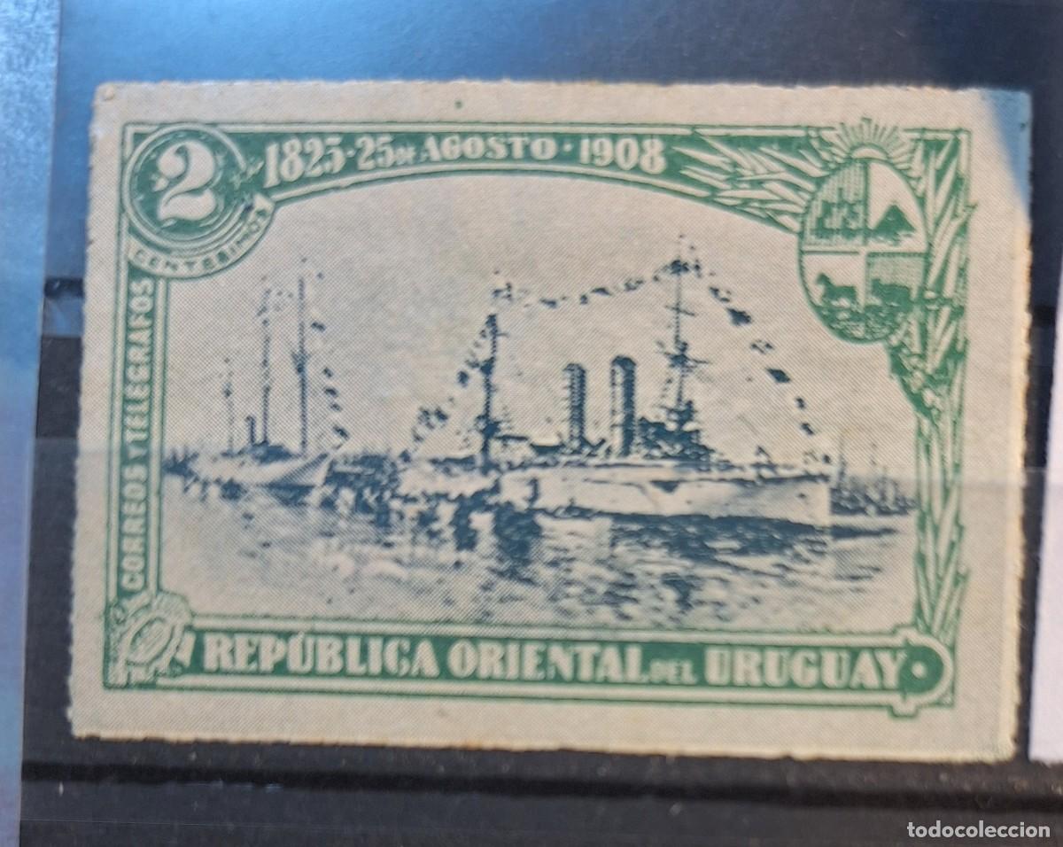 Sellos: URUGUAY, 1908, CAT.YT.618. - Foto 1