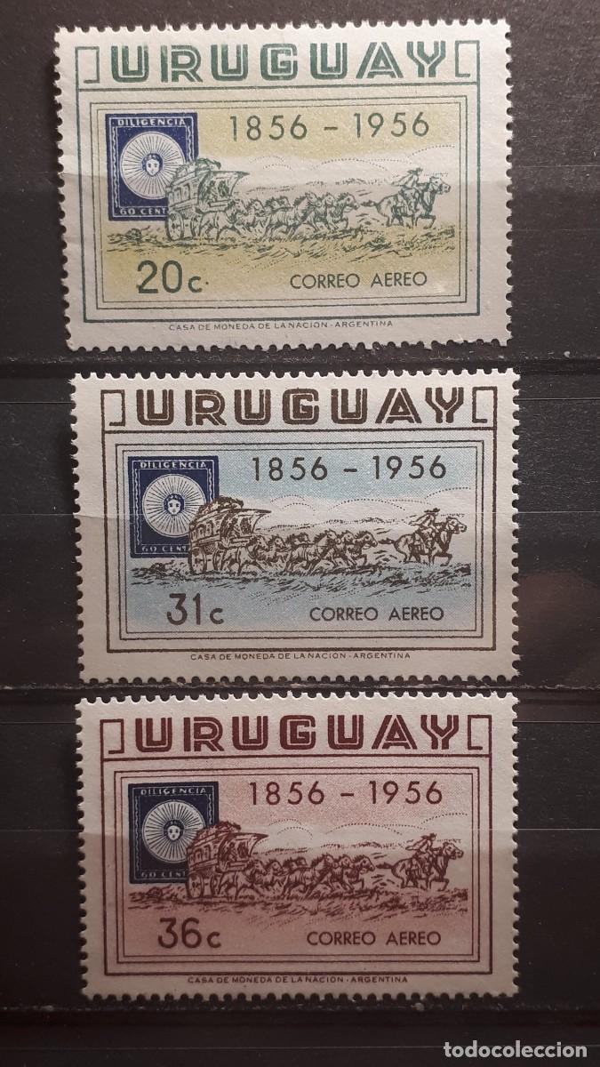 Sellos: URUGUAY. A&Ntilde;O 1956. **. YVERT 150/2 - Foto 1