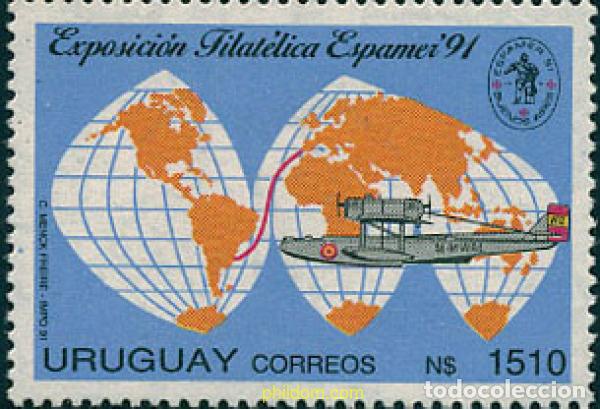 Sellos: 27862 MNH URUGUAY 1991 ESPAMER 91. EXPOSICION FILATELICA INTERNACIONAL
