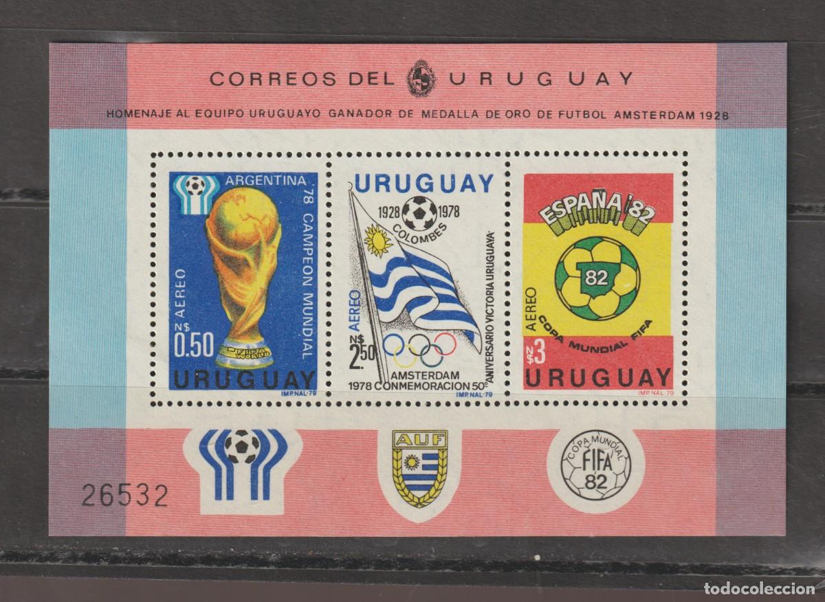 Sellos: Uruguay 1979 - Michel bloc 1542-44 mnh**