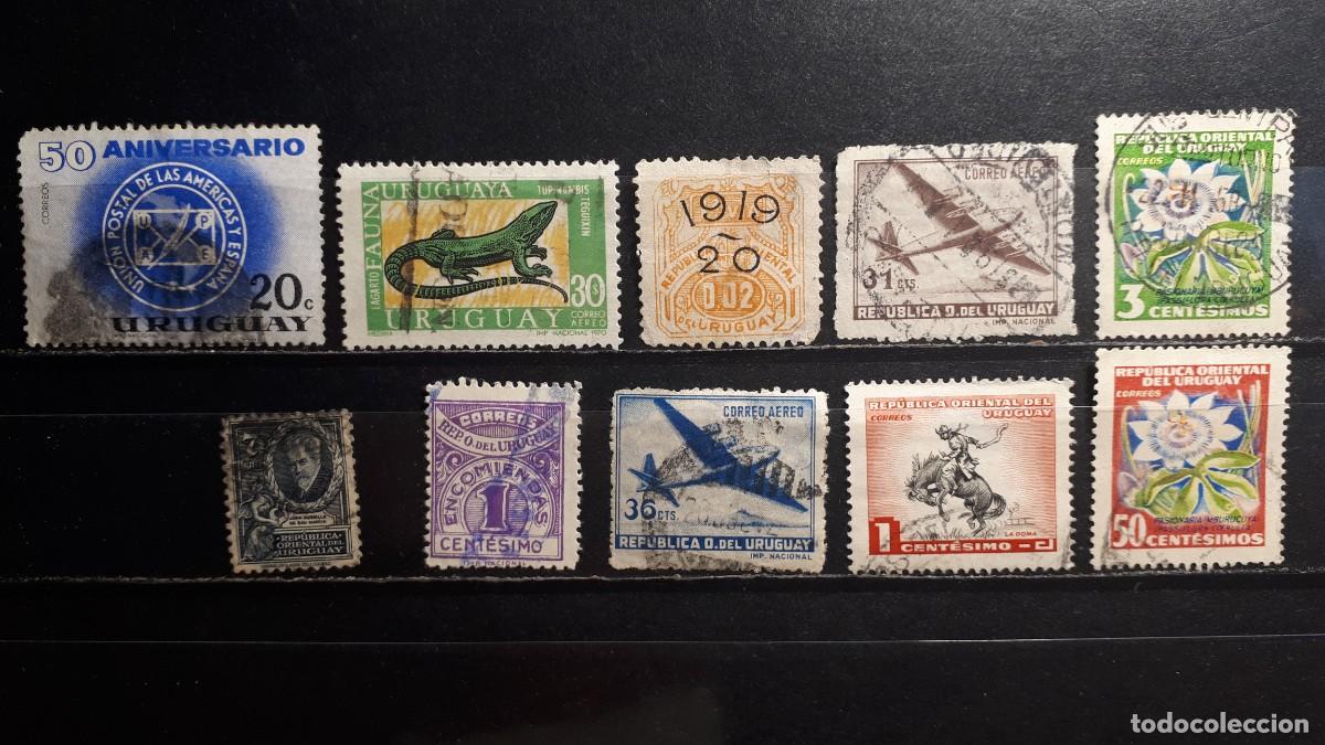 Sellos: URUGUAY. &deg;. A CATALOGAR.