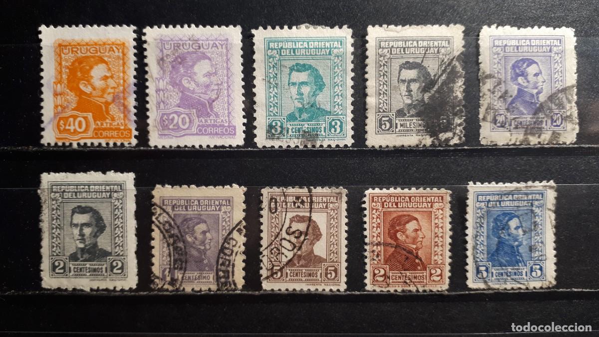 Sellos: URUGUAY. &deg;. A CATALOGAR.