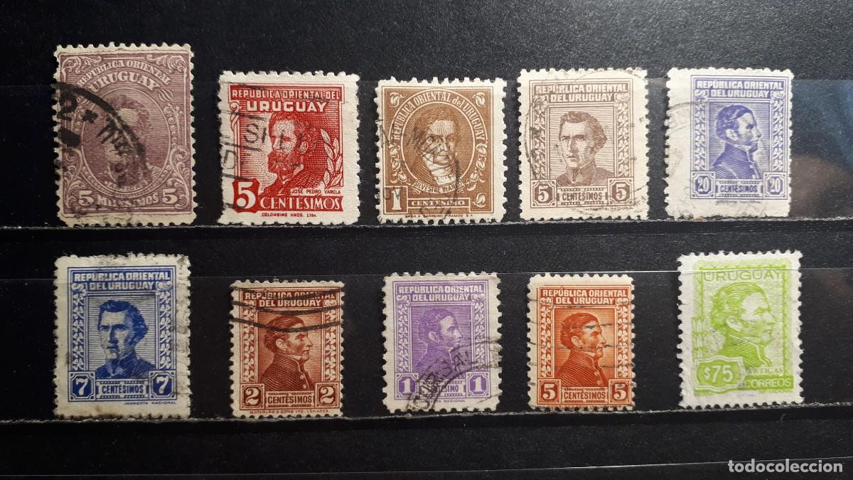 Sellos: URUGUAY. &deg;. A CATALOGAR.