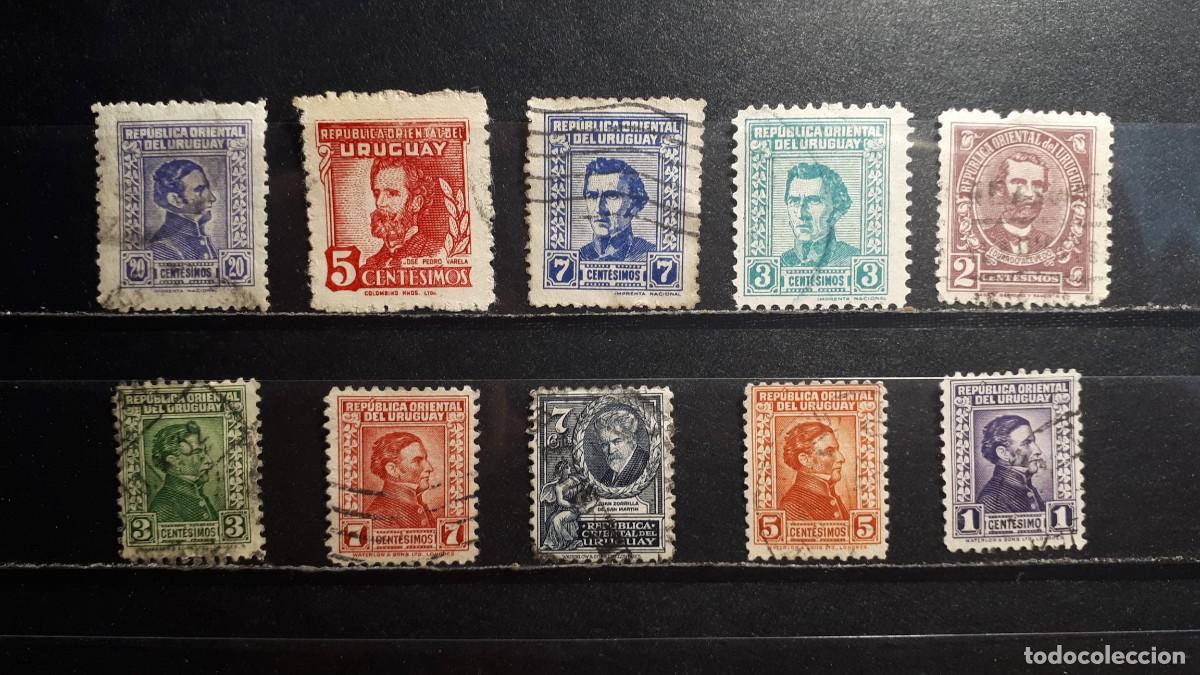 Sellos: URUGUAY. &deg;. A CATALOGAR.