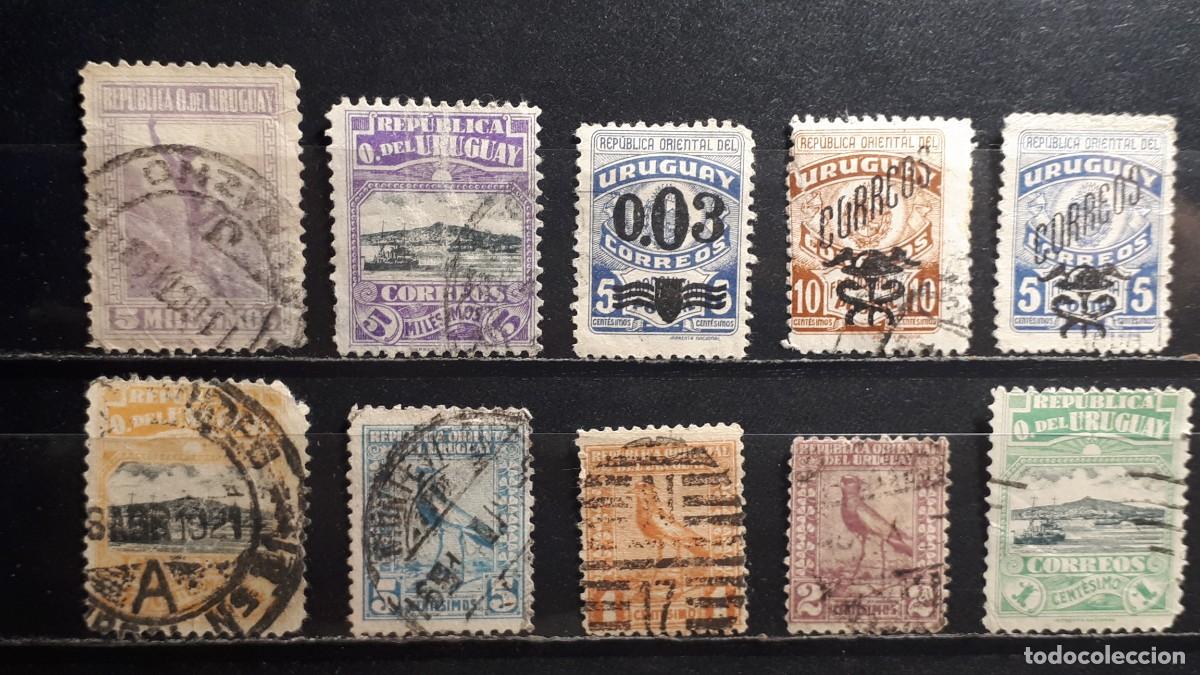Sellos: URUGUAY. &deg;. A CATALOGAR.