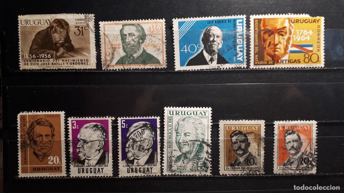 Sellos: URUGUAY. &deg;. A CATALOGAR.