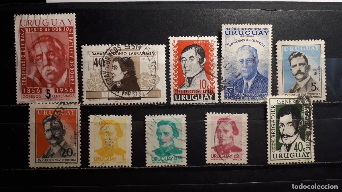 Sellos: URUGUAY. &deg;. A CATALOGAR.