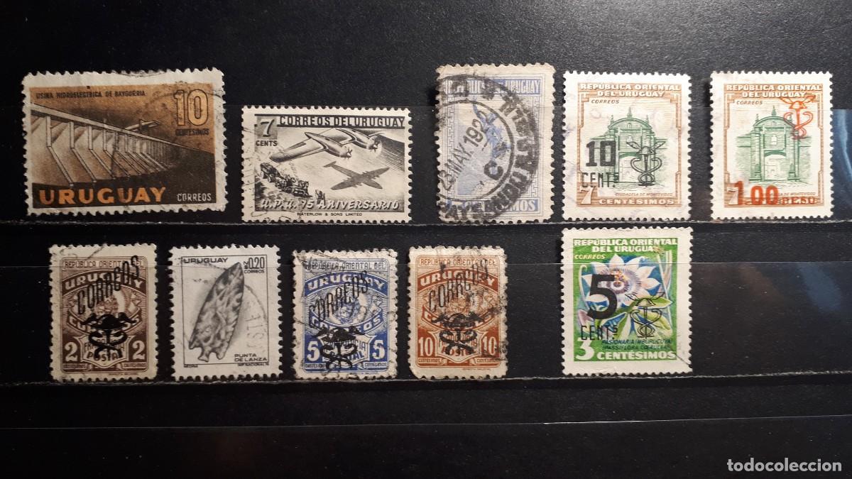 Sellos: URUGUAY. &deg;. A CATALOGAR.