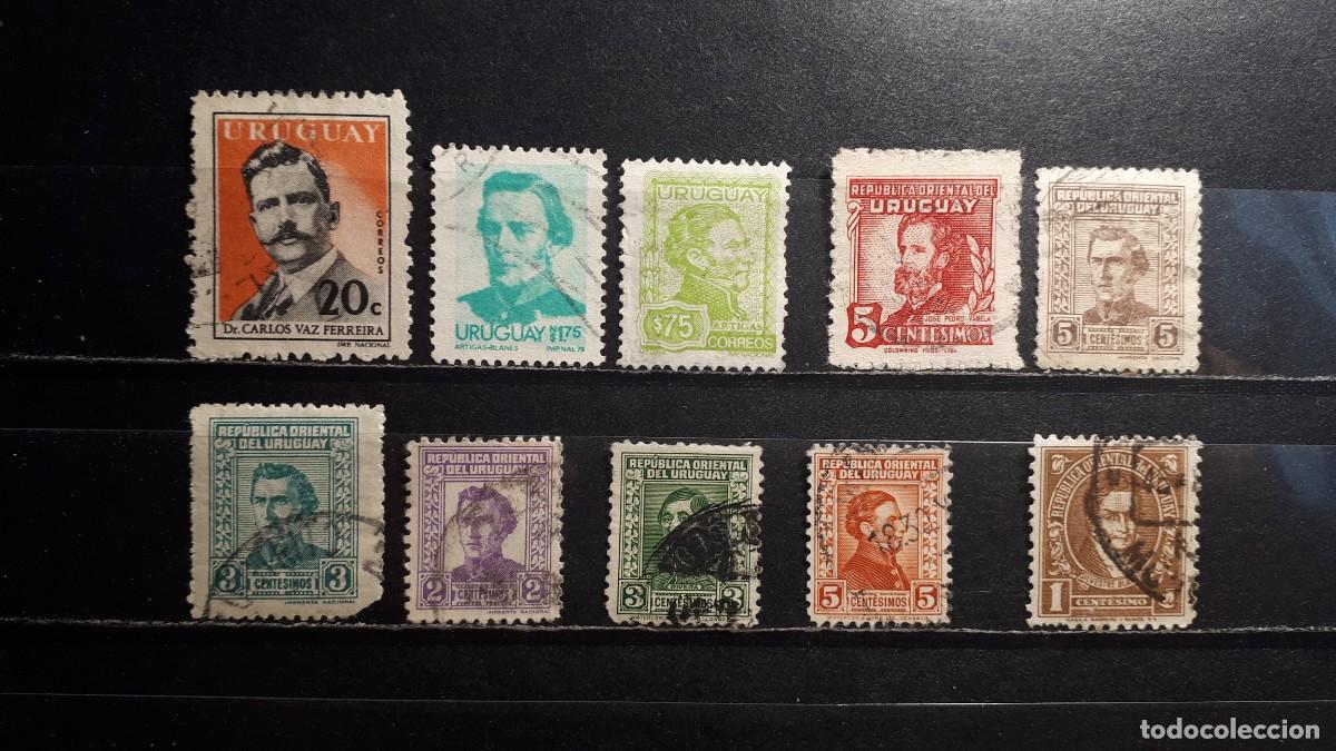 Sellos: URUGUAY. &deg;. A CATALOGAR.
