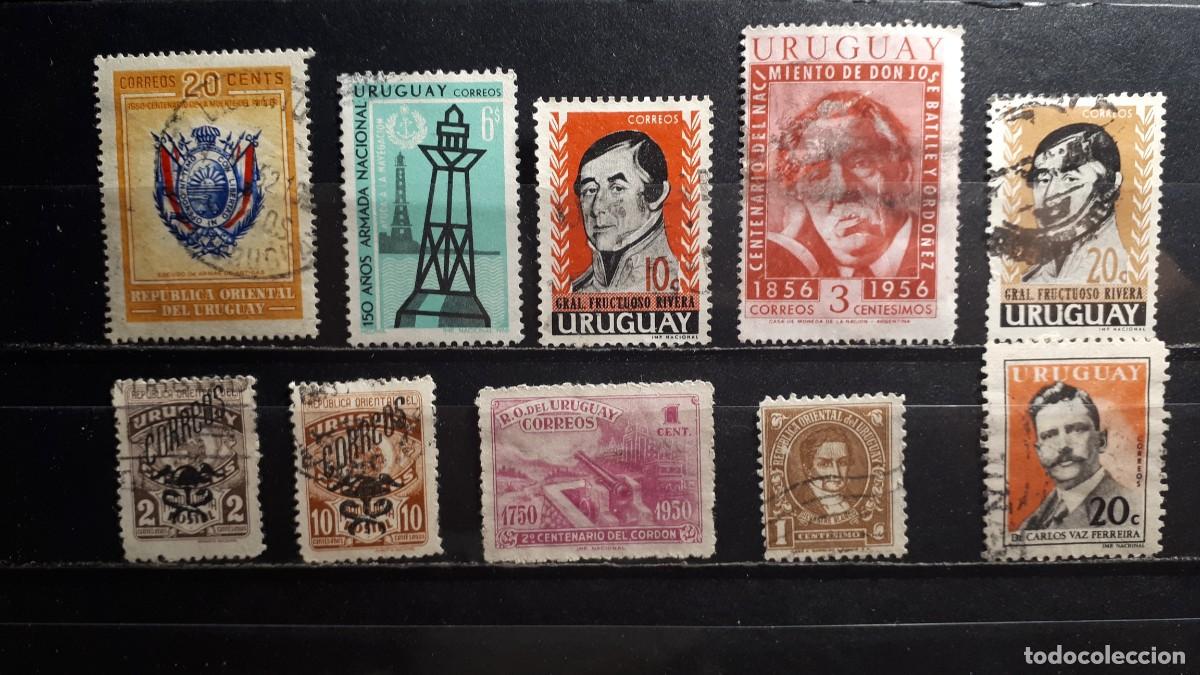 Sellos: URUGUAY. &deg;. A CATALOGAR.