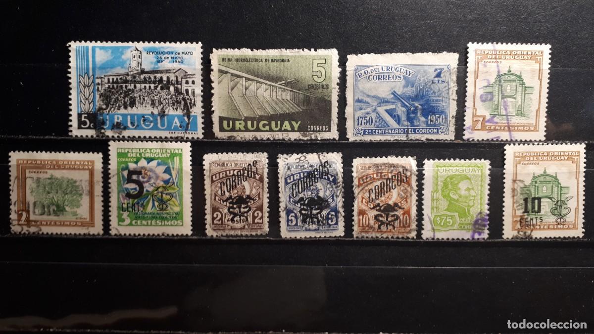 Sellos: URUGUAY. &deg;. A CATALOGAR.