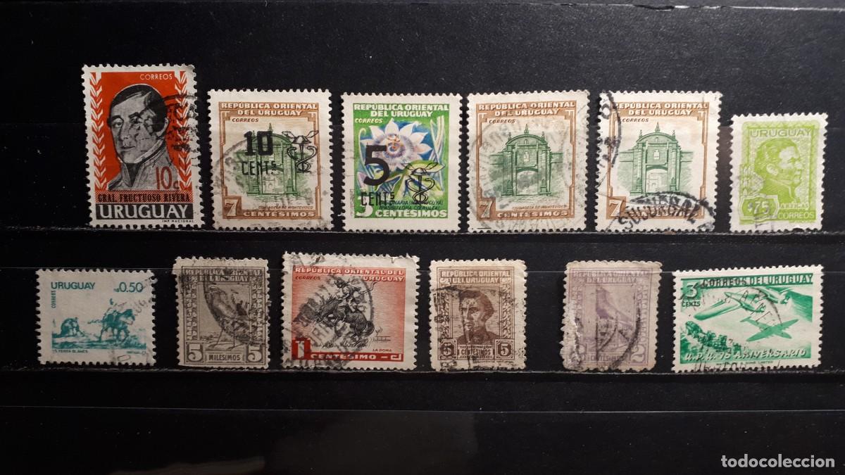Sellos: URUGUAY. &deg;. A CATALOGAR.