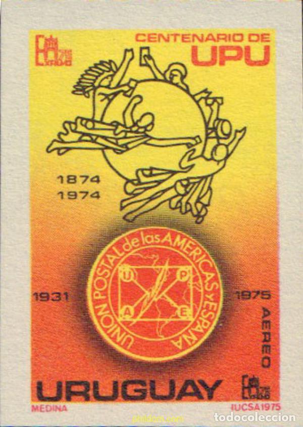 Sellos: 585591 MNH URUGUAY 1975 EXFILMO 75 Y ESPAMER 75. EXPOSICIONES FILATELICAS