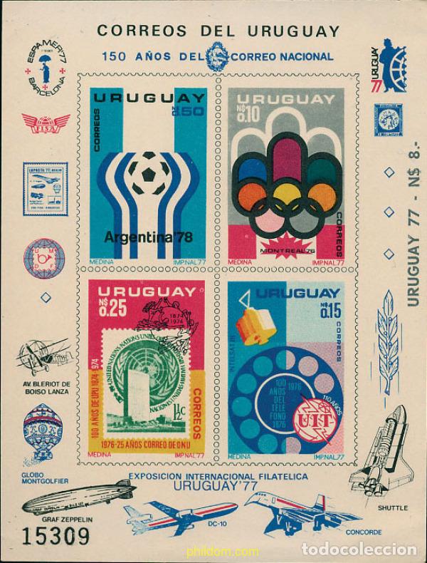 Sellos: 105149 MNH URUGUAY 1976 ACONTECIMIENTOS DE 1974 Y 1978