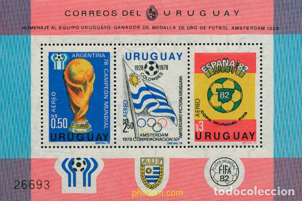 Sellos: 69889 MNH URUGUAY 1979 FUTBOL