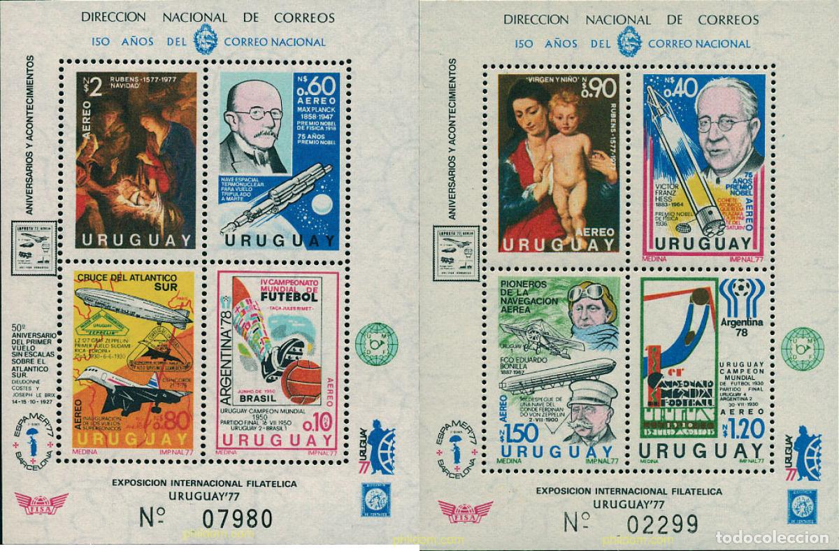 Sellos: 54325 MNH URUGUAY 1977 ACONTECIMIENTOS VARIOS