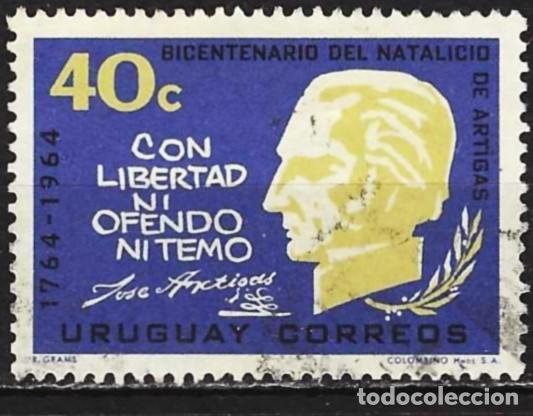 Sellos: Uruguay 19654 - Mi 1007 - YT 731 - General Jos&eacute; Artigas
