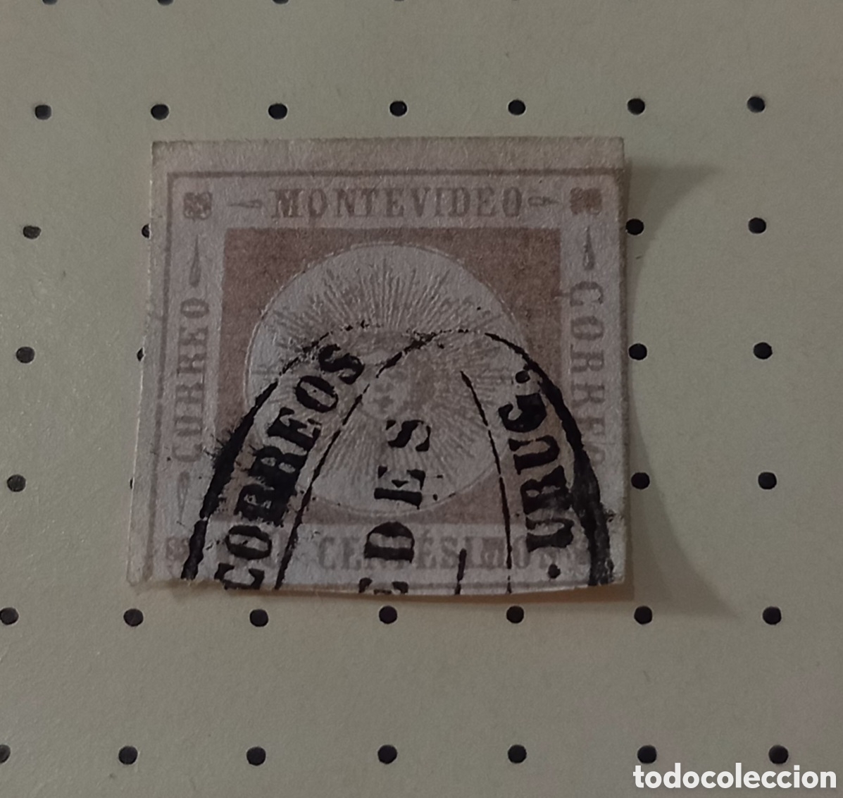 Sellos: SELLO POSTAL CORREOS ANTIGUO DE URUGUAY MONTEVIDEO FILATELIA CORREO ESTAMPILLA CORREO ANTIGUO