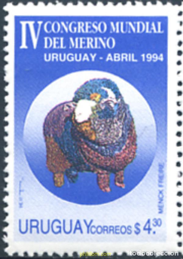 Sellos: 73707 MNH URUGUAY 1994 CORDERO MERINO
