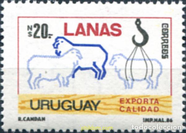 Sellos: 28836 MNH URUGUAY 1986 EXPORTACION