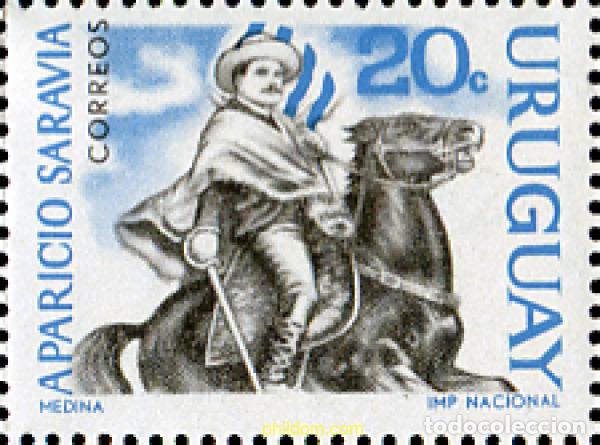 Sellos: 234998 MNH URUGUAY 1966 PERSONAJES DE LA REVOLUCION URUGUAYA