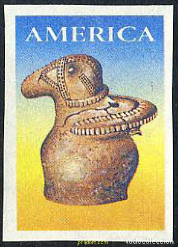 Sellos: 201737 MNH URUGUAY 1989 AMERICA-UPAEP 1989 - PUEBLOS PRECOLOMBIANOS, USOS Y COSTUMBRES