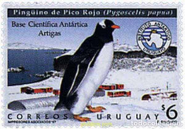 Sellos: 50141 MNH URUGUAY 1997 FAUNA ANTARTICA