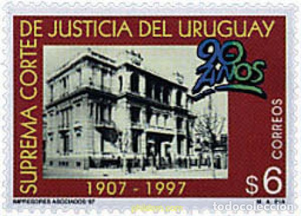Sellos: 50162 MNH URUGUAY 1997 90 ANIVERSARIO DE LA SUPREMA CORTE DE JUSTICIA DEL URUGUAY