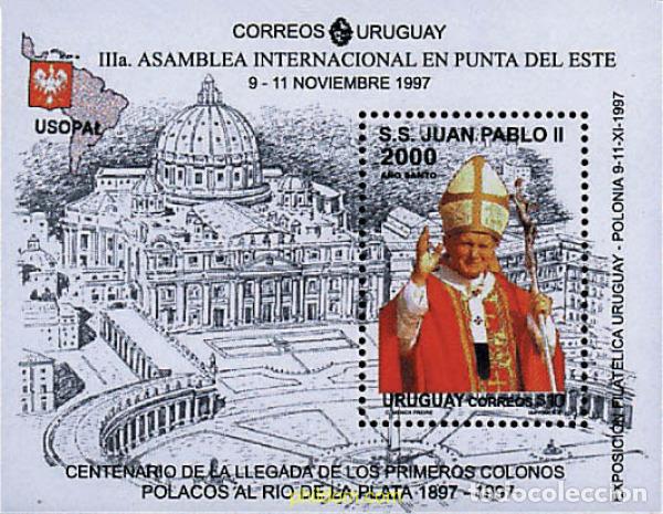 Sellos: 50151 MNH URUGUAY 1997 3 ASAMBLEA INTERNACIONAL EN PUNTA DEL ESTE A&Ntilde;O SANTO DEL 2000