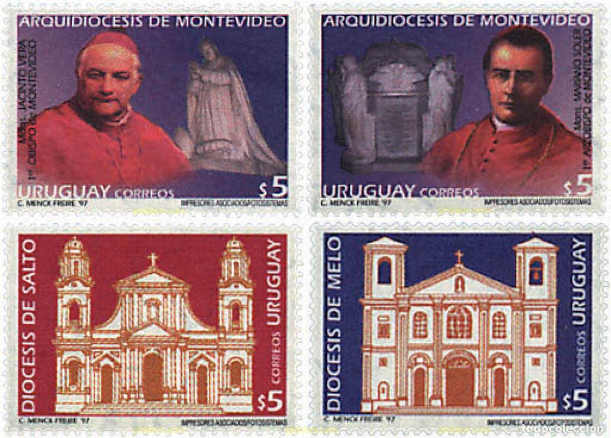 Sellos: 50167 MNH URUGUAY 1997 SUBDIVISIONES RELIGIOSAS DE TERRITORIO