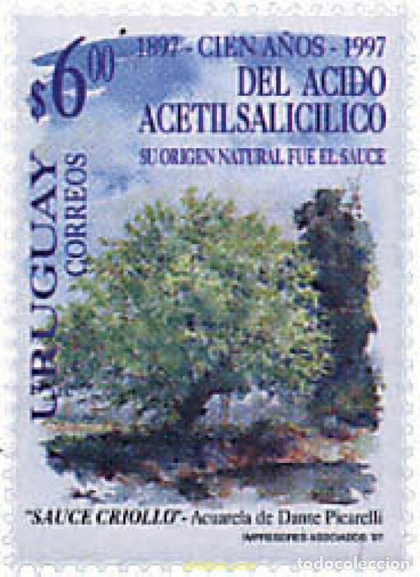 Sellos: 50145 MNH URUGUAY 1997 CENTENARIO DE LA ASPIRINA
