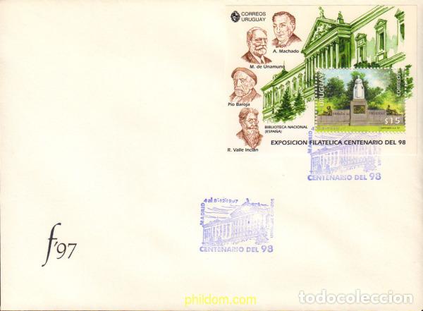 Sellos: 368165 MNH URUGUAY 1997 EXPOSICION FILATELICA CENTENARIO DEL 98