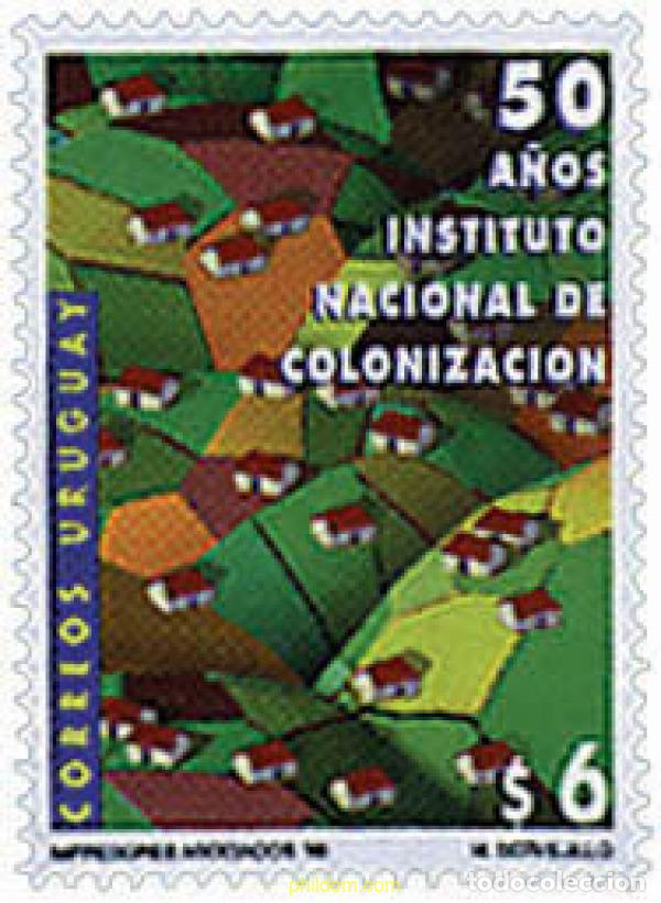 Sellos: 50760 MNH URUGUAY 1998 50 ANIVERSARIO DEL INSTITUTO NACIONAL DE COLONIZACION