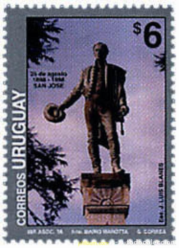 Sellos: 52227 MNH URUGUAY 1998 CENTENARIO DEL PRIMER MONUMENTO A ARTIGAS