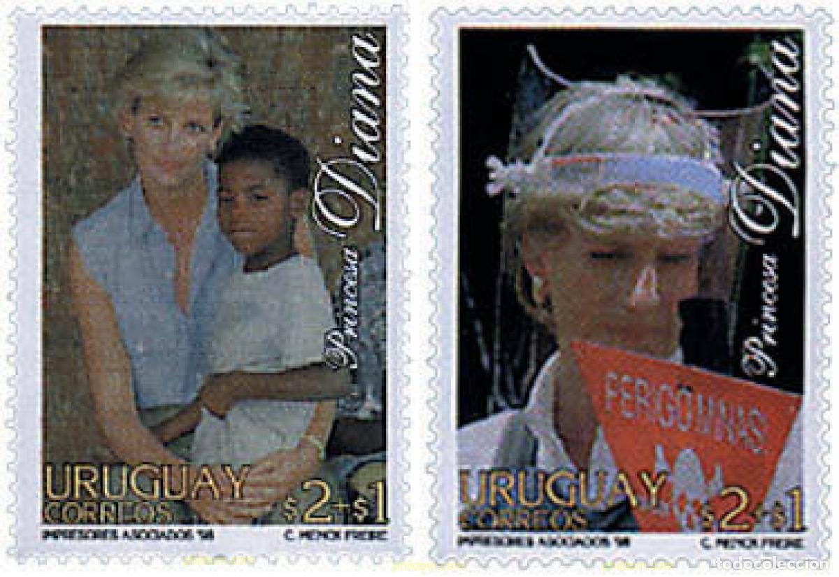 Sellos: 50170 MNH URUGUAY 1998 HOMENAJE A LA PRINCESA DE GALES