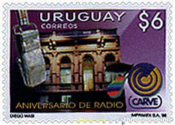 Sellos: 52219 MNH URUGUAY 1998 ANIVERSARIO DE RADIO CARVE