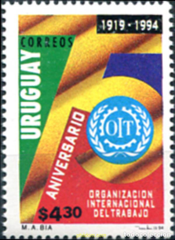 Sellos: 89447 MNH URUGUAY 1994 75 ANIVERSARIO DE LA OIT