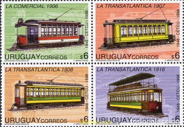 Sellos: 234972 MNH URUGUAY 1998 150 ANIVERSARIO DE CETCU