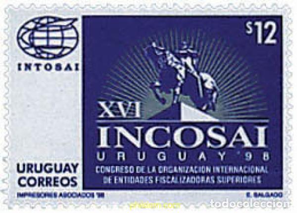 Sellos: 52240 MNH URUGUAY 1998 XVI CONGRESO DE LA ORGANIZACION INTERNACIONAL DE ENTIDADES FISCALIZADORAS SU