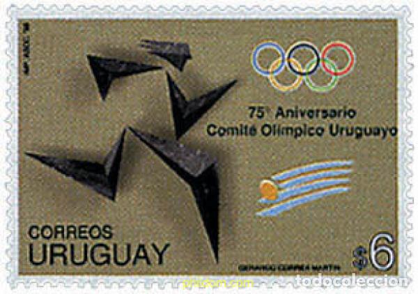 Sellos: 52245 MNH URUGUAY 1998 75 ANIVERSARIO DEL COMITE OLIMPICO URUGUAYO