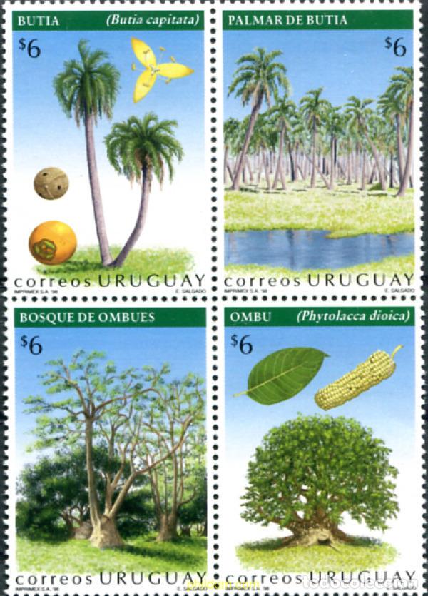 Sellos: 4916 MNH URUGUAY 1998 FLORA